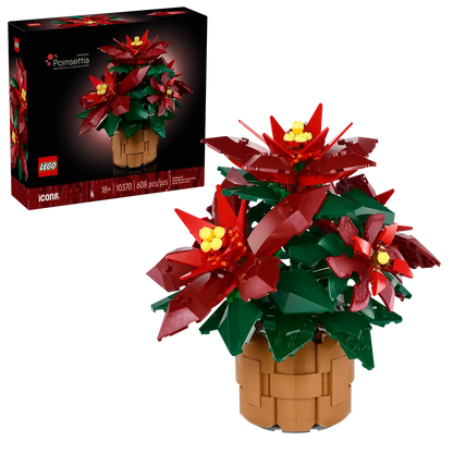 LEGO Icons: The Botanical Collection 10370 Poinsettia